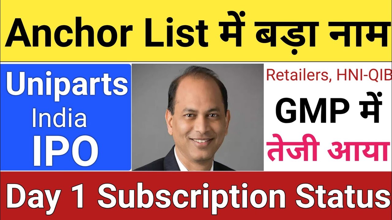 Unipart India IPO  Unipart India IPO Subscription Status  Upcoming IPO November 2022