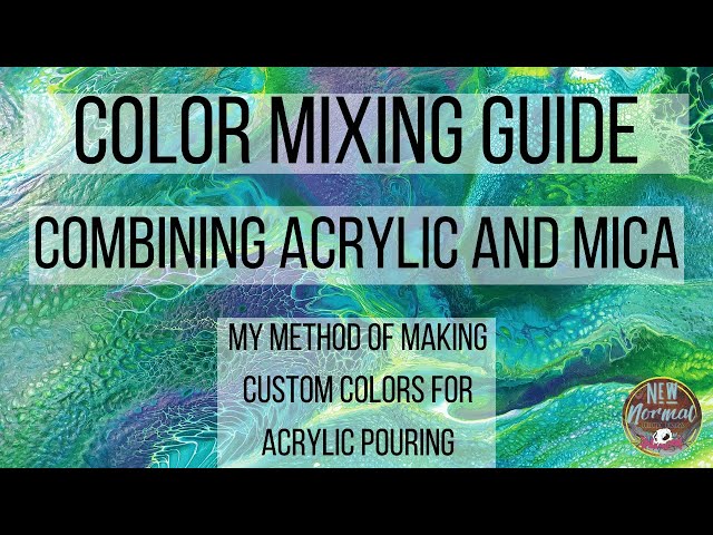 5 Tips for Mixing Mica Powder With Acrylic Paint – Eye Candy Pigments