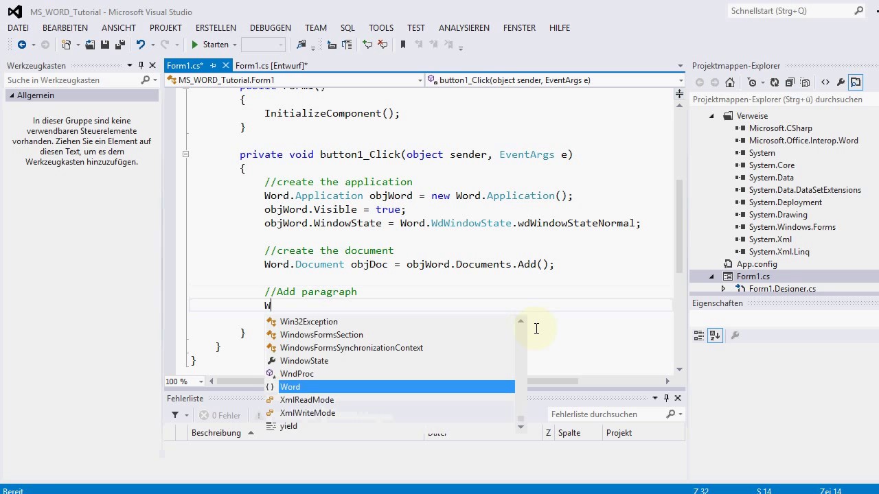 C Create Chart Programmatically