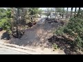 Woodward Park - Fresno, CA - Small Brush Fire - Aerial Drone Footage - August 29, 2022