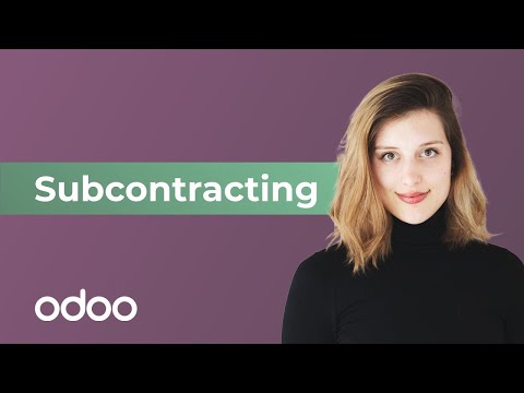 Subcontracting | Odoo MRP