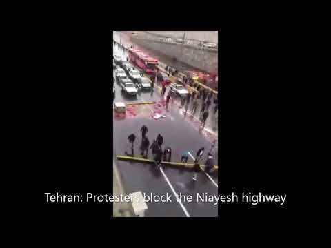 Demonstrators in Tehran, Karaj, block roads in protest to fuel price hike in Iran