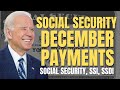 Social Security Payments in December | Social Security, SSI, SSDI Payment Schedule