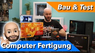 Fertigung eines individuellen Computers inkl. Test | PC bauen