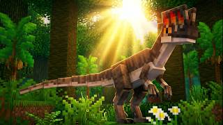 Building the Perfect Dilophosaurus Enclosure | Minecraft Fossils & Archaeology Survival Ep 7