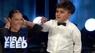 HILARIOUS Young Entertainer Brings A Smile To The Judges Faces on Turkey's Got Talent | VIRAL FEED