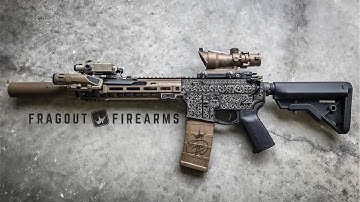 Hand Drawn AR15 Scroll Design for Laser Engraving | From Pencil & Paper to Adobe Illustrator