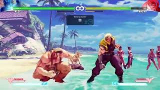 Street Fighter 5 Alex Meaty Low Stomp Setup