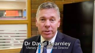 Dr Fearnley gets his flu jab