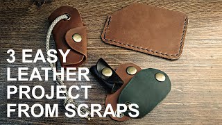 3 Easy Leather Project From Scraps