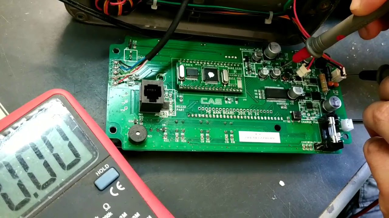 Ремонт весов CAS PB c весовым терминалом PDI( не включаются)