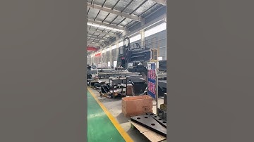 Ritec CNC Plate Drilling Machine Assembly Workshop Display