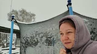 ПРИШЛА ЗИМА❄⛄🤦‍♀️ЧТО В ТЕПЛИЦЕ🌱 СТРЯПАЮ ПИРОЖКИ...