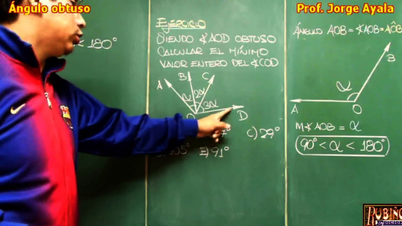 Ángulo Obtuso - Concepto y Ejercicio Resuelto de Geometría ...