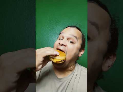 McDonald S Double Cheeseburger Plain Taste Test Honest Review