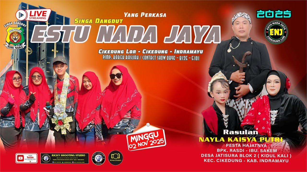 LIVE YANG PERKASA ESTU NADA JAYA || MINGGU 02 NOV 2025 || JATISURA - CIKEDUNG - INDRAMAYU