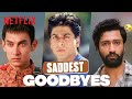 Most heartbreaking goodbyes in bollywood  ft shah rukh khan aamir khan  netflix india