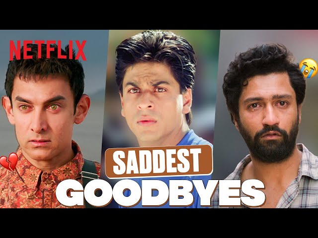 Most Heartbreaking Goodbyes in Bollywood 💔 Ft. Shah Rukh Khan, Aamir Khan | Netflix India class=