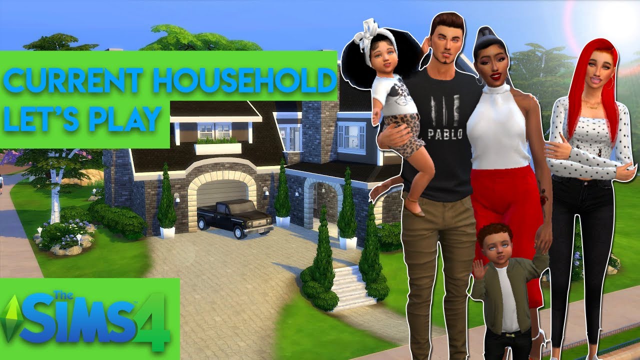 The Sims 4 Current Household LP Episode#1 - YouTube