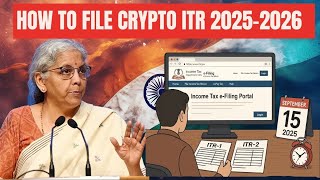 income tax | Crypto ITR filing| Guide to file Crypto ITR filing