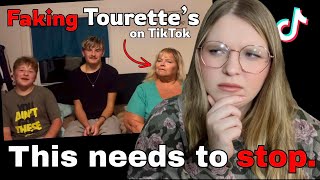 People on TikTok are STILL Faking Tourette s