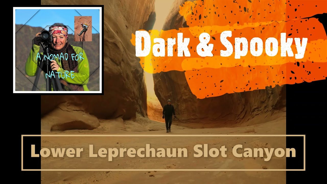 Lower Leprechaun Slot Canyon is Dark and Spooky, Wont You Join Me? / Hanksville ~ UT