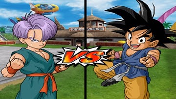 Team Trunks Vs Team Goku ! Dragon Ball Z Budokai Tenkaichi 3. (No commentary)