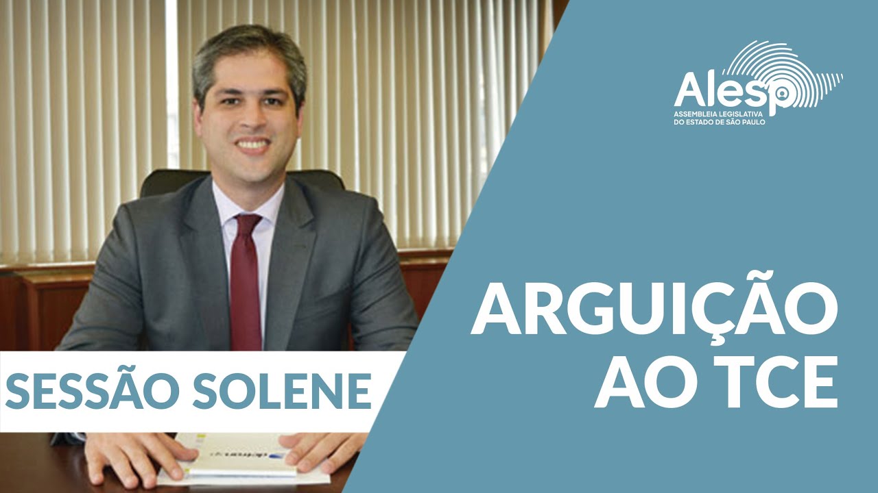 Sessão de arguição pública de Maxwell Borges de Moura Vieira para o cargo de Conselheiro do TCE