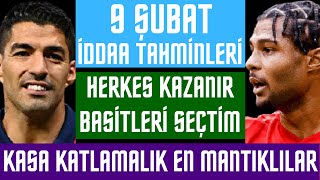 9 Şubat İddaa Tahmi̇nleri̇ - Banko Maçlar Süper Kupon Tahmin Taktikleri Idda Iz Yorumları