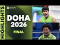 Ref:lS9j7djGFMs Carlos alcaraz vs arthur fils for the title   | doha 2026 final highlights
