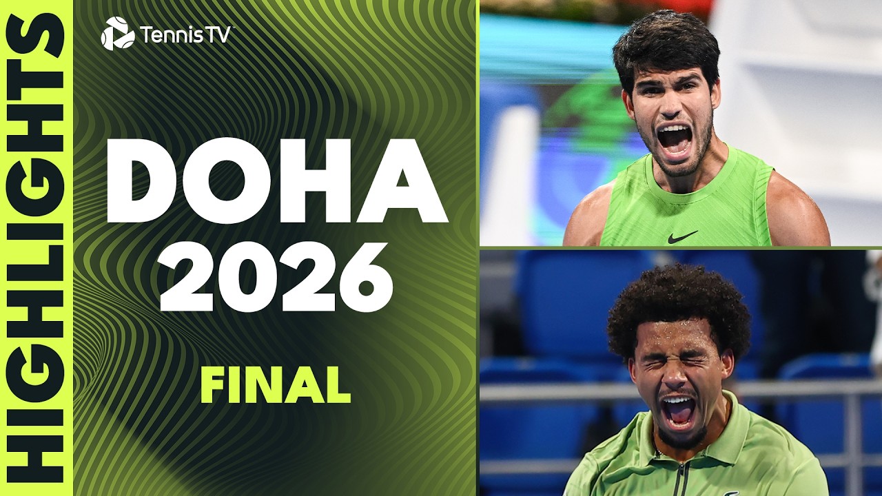 Carlos Alcaraz vs Arthur Fils For The Title 🏆 | Doha 2026 Final Highlights
