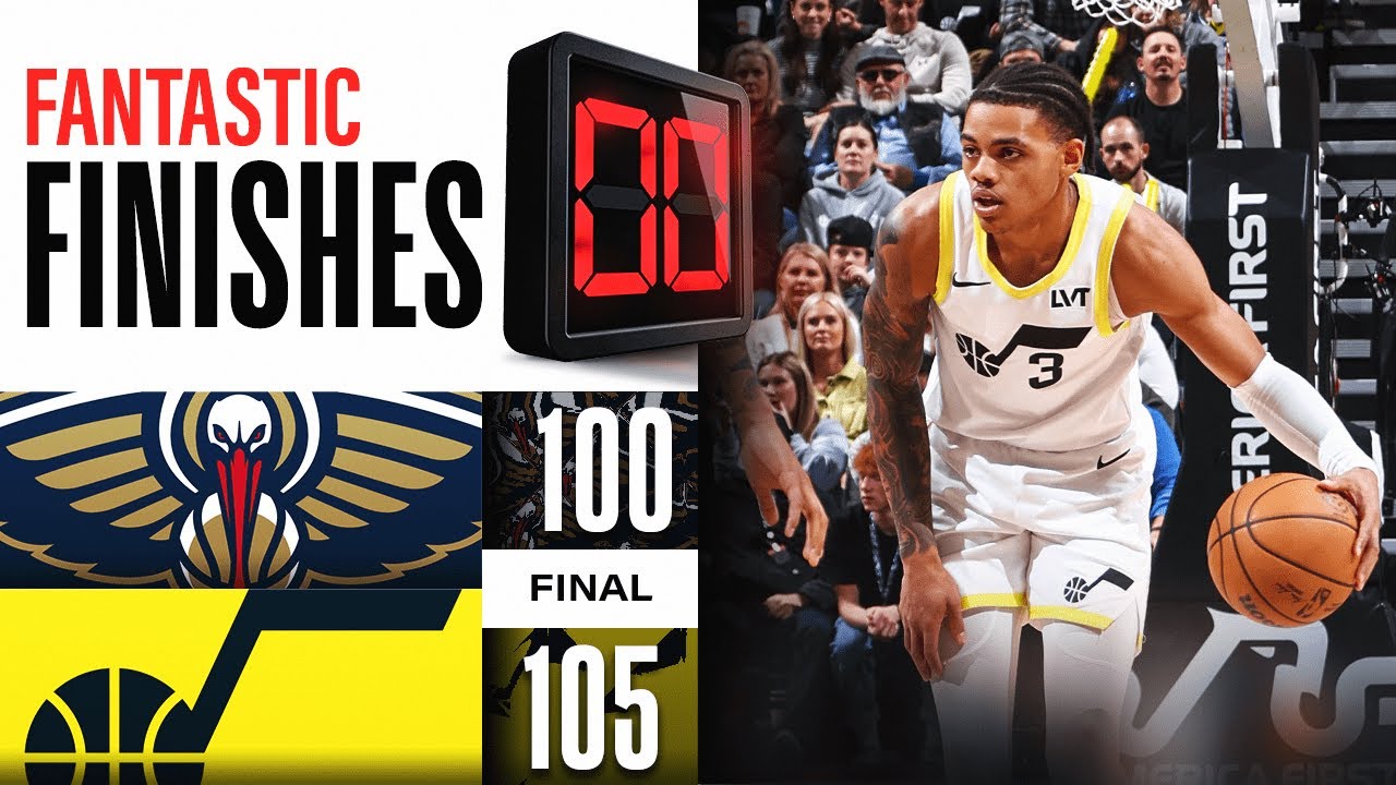 Final 5:12 WILD ENDING Pelicans vs Jazz | November 25, 2023