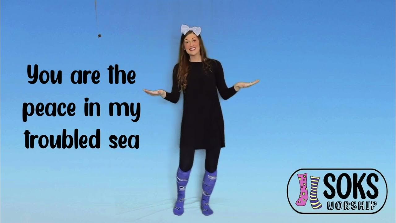 BACKGROUND ONLY My Lighthouse Actions & Lyrics SOKS kids worship