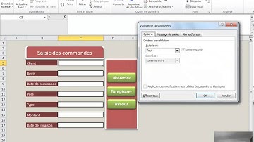 #Excel :  MACROS MENU,  TABLEAU DE BORD ET FORMULAIRE