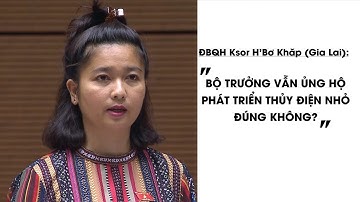 Nữ đại biểu quốc hội Ksor H