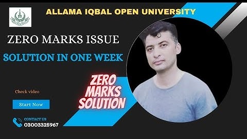 AIOU Paper fail 0 marks issue| F grade issue|aiou 0 marks issue| The Aiou latest