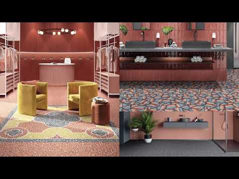 Декоративный керамогранит под обои ABK Wide & Style в интерьере Декоративный керамогранит под обои ABK Wide & Style в интерьере