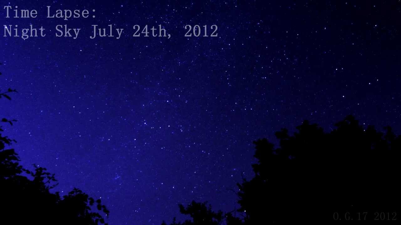 Another short Night Sky Time Lapse Video [Full HD 1080p] YouTube