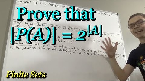 Prove if A has n elements then its power set has 2^n elements (ILIEKMATHPHYSICS)