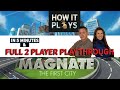 Magnate: The First City Boardgame Playthough Review