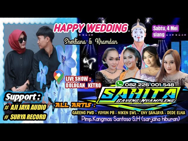 Live Streaming Campursari Sahita II Wedding  Sherliana & Khamdan/ Dsn.Dologan Ds.Ketro 4 Mei 2024 class=