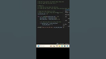 [CODE CÙNG PYSLEEP] Lời giải - bài toán đặc biệt #shorts