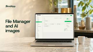 File Manager and images created with AI | SendApp