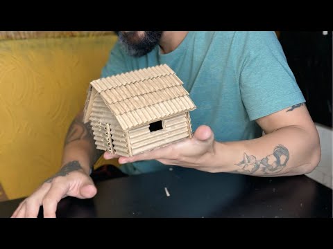 Cabana em miniatura de papelão - YouTube