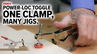 Innovative Toggle Clamps that Attach from Above the Worktop