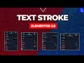 Text Stroke in Elementor 3 8 | Counter | Image Box | Divider | Blogging Unplugged Clips