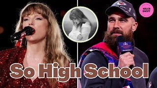 Taylor Swift just USED one of Travis Kelce’s FAVORITE Phrases in TTPD’s ‘So High School’