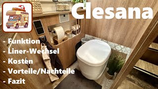 Clesana Camping Toilette  Funktion, LinerWechsel, Kosten, Vor und Nachteile und Fazit #101