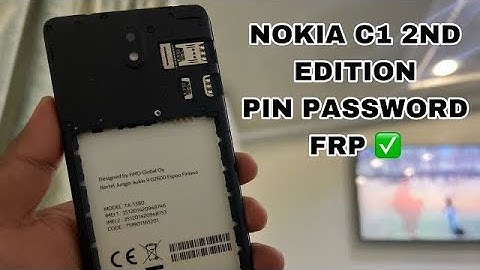 nokia c1 2nd edition hard reset | nokia ta-1380 pin password frp unlock 2023 | Nokia Hard Reset 2023
