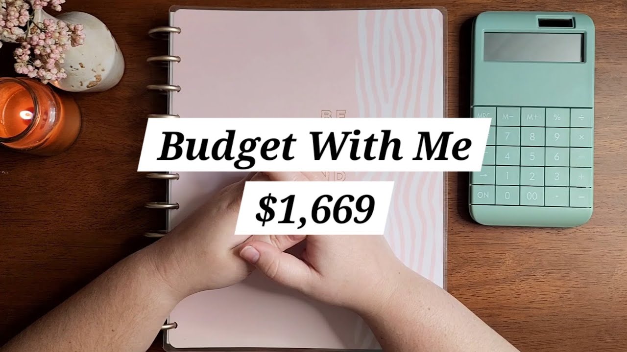 Budget With Me | $1,669 | July Paycheck #2 | Zero Based Budget - YouTube
